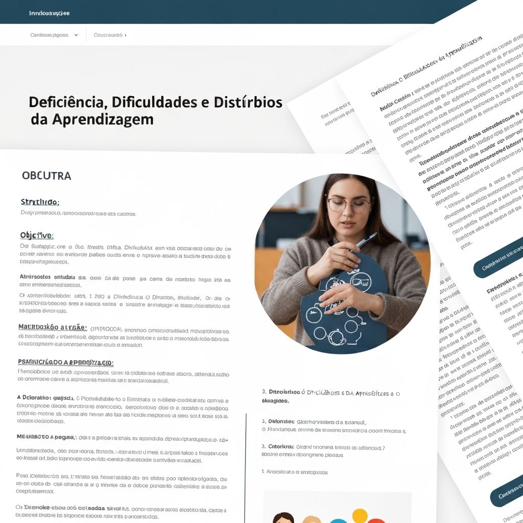 Deficiência, Dificuldades e Distúrbios de aprendizagem, o que é e como intervir em sala de aula?