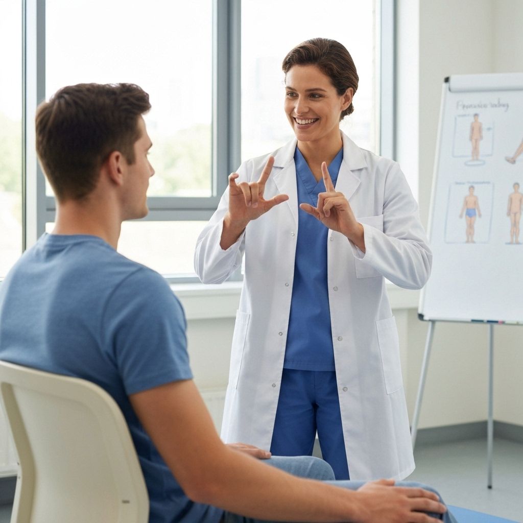 A COMUNICAÇÃO EM LÍNGUA BRASILEIRA DE SINAIS: FISIOTERAPEUTA E PACIENTE SURDO